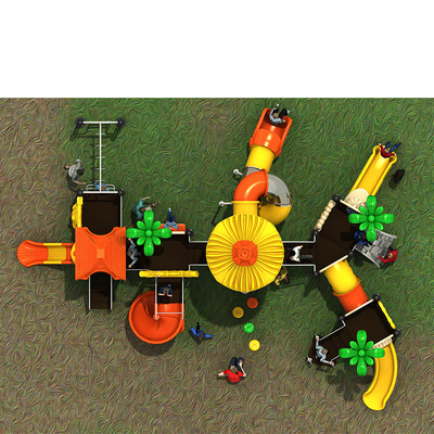 Large Custom Outdoor Playground Slides Children'S Play Equipment