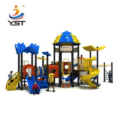 Customized Outdoor Recreation Playground Equipment Preschool Plastic Large
