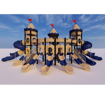 LLDPE Galvanized Steel Pipe Outdoor Playground Park For Children Play House