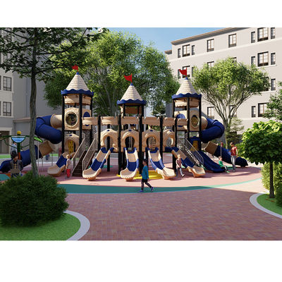 LLDPE Galvanized Steel Pipe Outdoor Playground Park For Children Play House