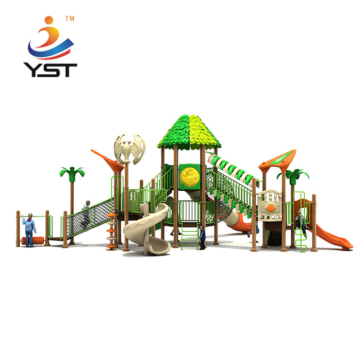 Customized Outdoor Kids Playground Slides Plastic Children 19122