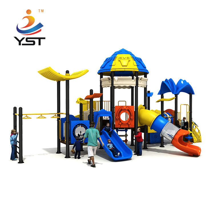 Customized Outdoor Recreation Playground Equipment Preschool Plastic Large
